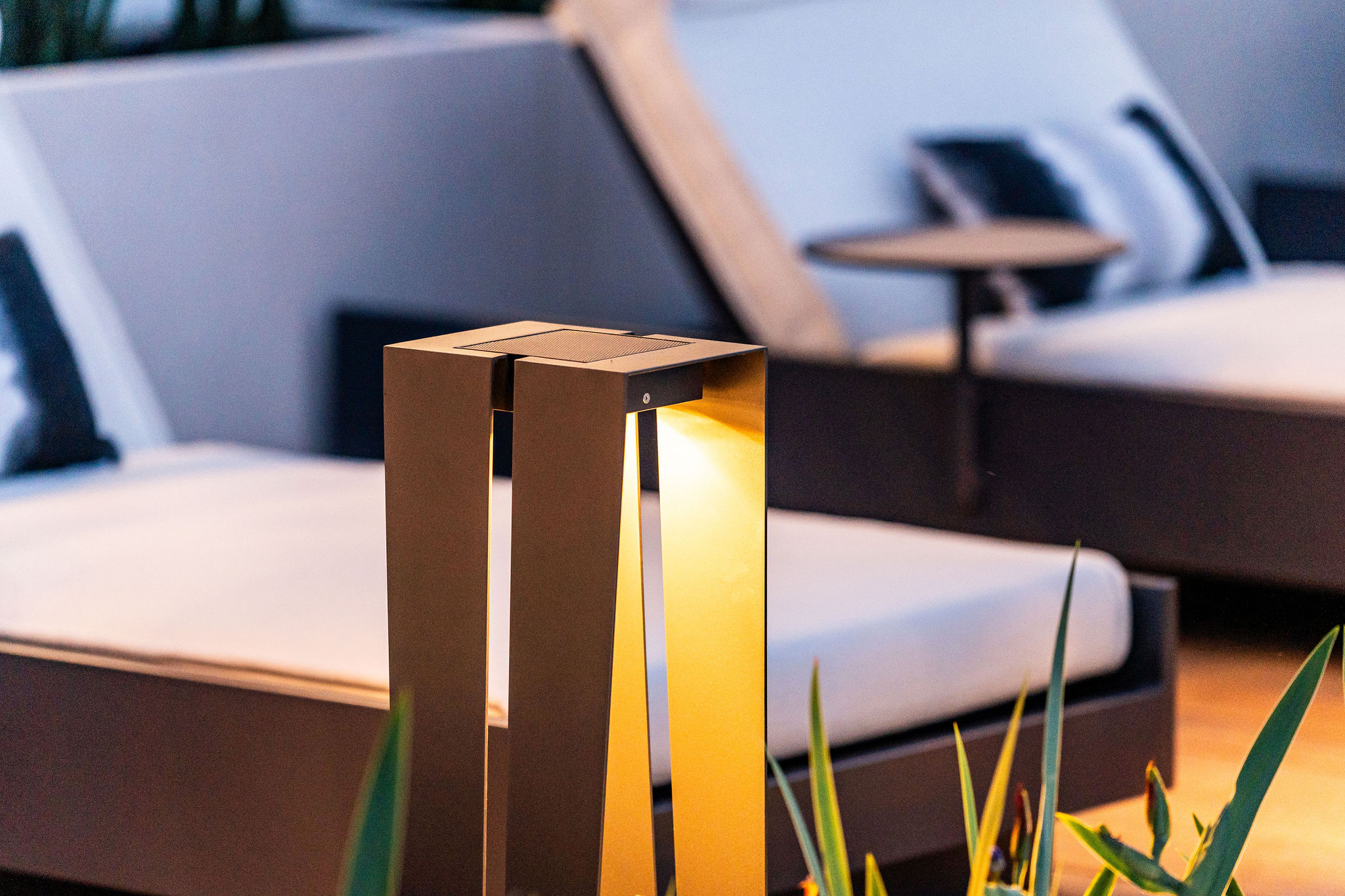 Ambient Lighting Feature in Outdoor Space Design by Solana Outdoor Living